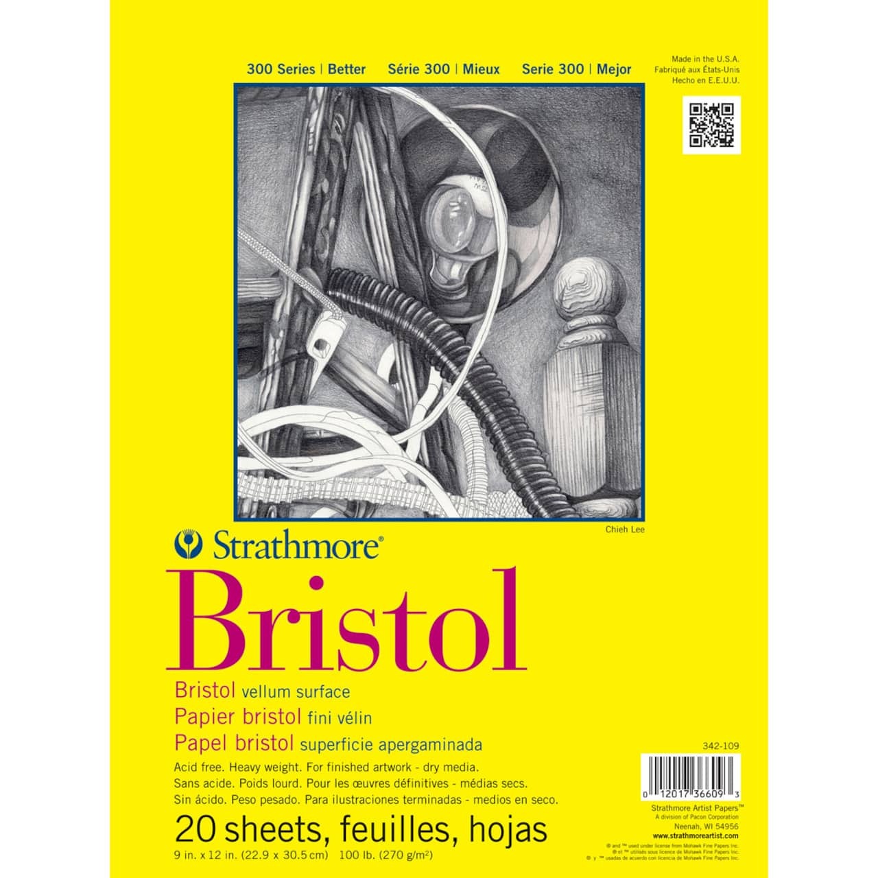 12 Pack: Strathmore® 300 Series Bristol Vellum Pad